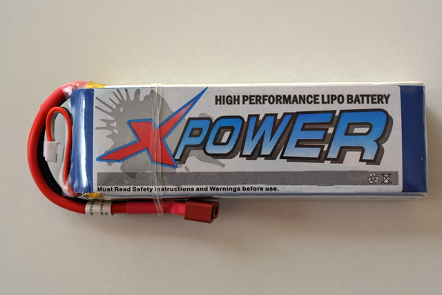 X-Power 11.1v 3S 1300mAh Lithium Polymer Battery